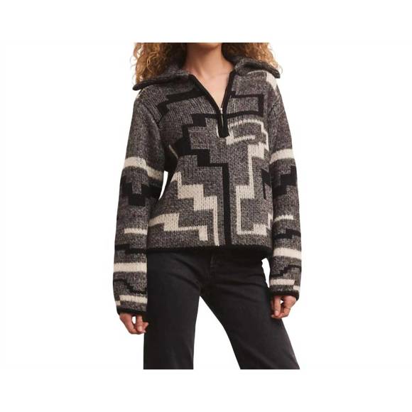 NEW Z SUPPLY phoenix pullover sweater in black